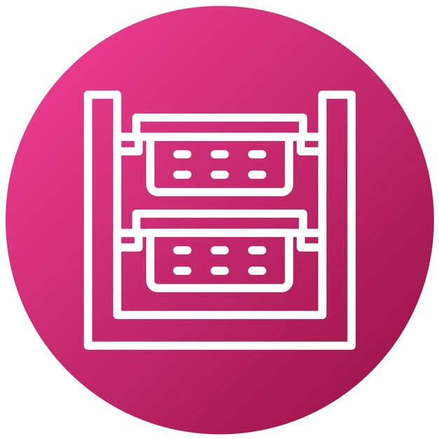 Diseño vectorial ordenador de ropa Estilo de icono
