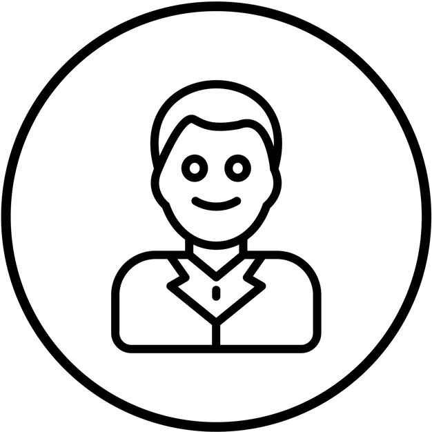 Diseño vectorial Padre Estilo del icono