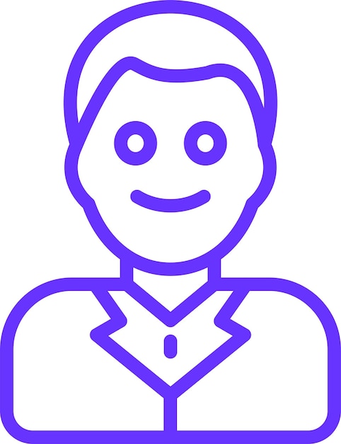 Diseño vectorial Padre Estilo del icono