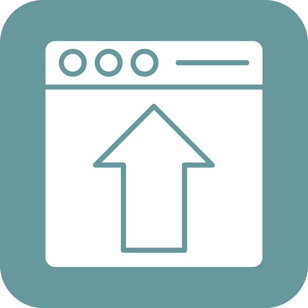 Diseño vectorial Página web Cargar estilo de icono