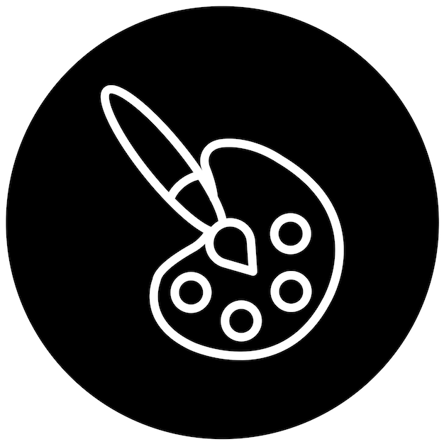 Diseño vectorial Paleta de arte Estilo de icono