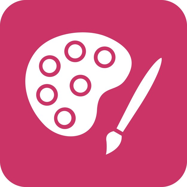 Diseño vectorial Paleta de colores Estilo de icono