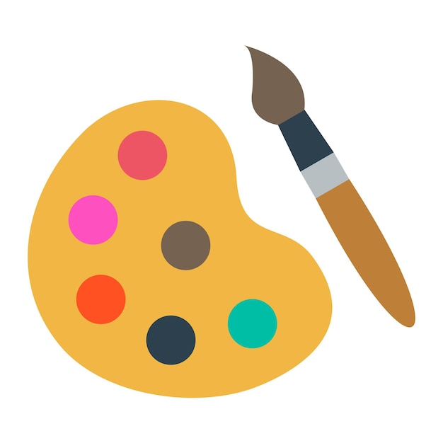 Diseño vectorial Paleta de colores Estilo de icono