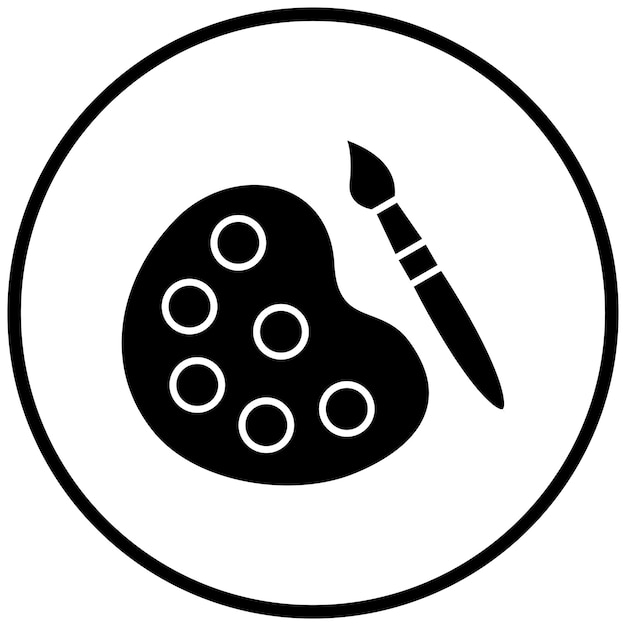 Diseño vectorial Paleta de colores Estilo de icono