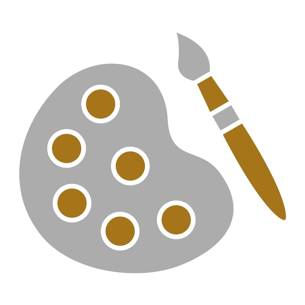 Diseño vectorial Paleta de colores Estilo del icono