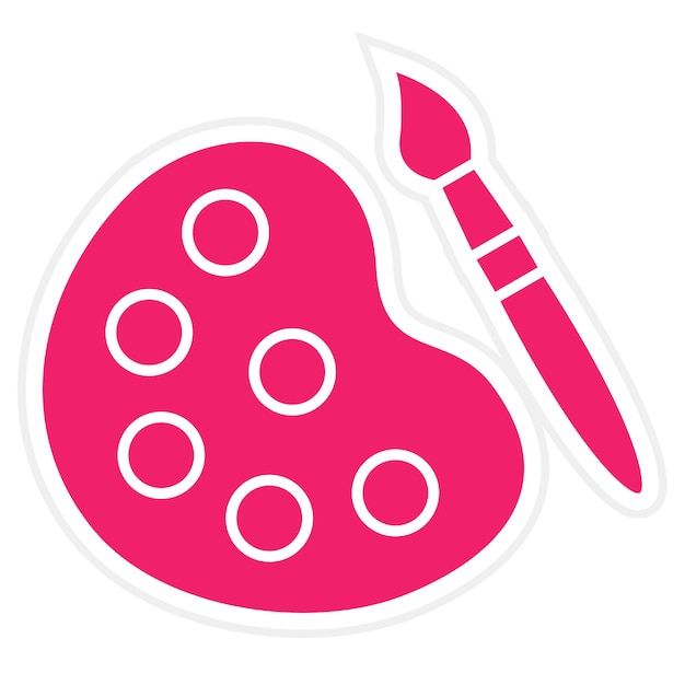 Diseño vectorial Paleta de colores Estilo de icono