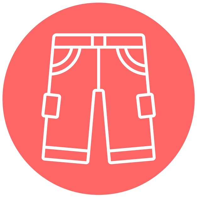 Diseño vectorial de pantalones de rugby estilo icono