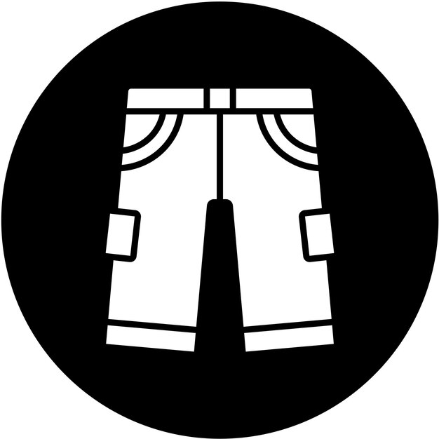 Diseño vectorial de pantalones de rugby estilo icono