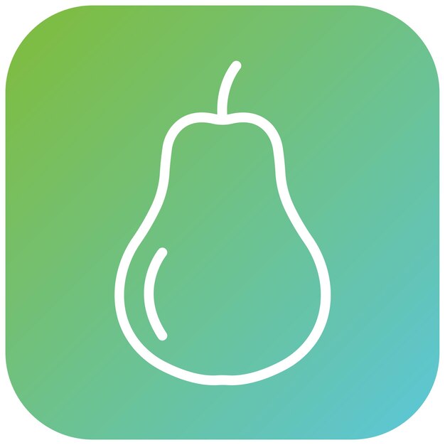 Diseño vectorial Papaya Pinnacle Estilo del icono