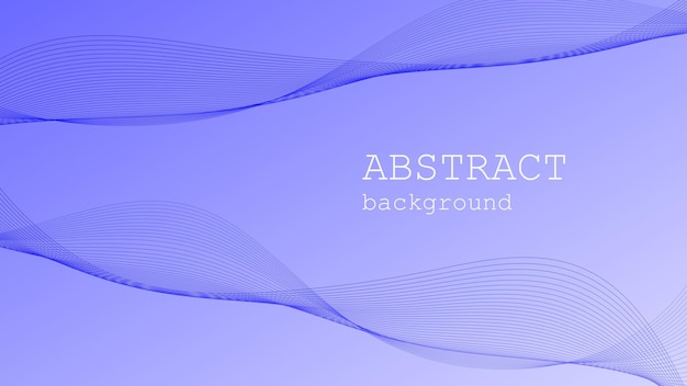Diseño vectorial de papel de pared de fondo abstracto simple con onda suave minimalista para la presentación