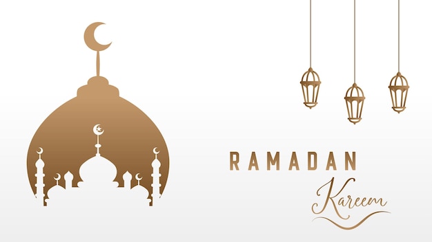diseño vectorial para papel tapiz de fondo celebrando el Ramadán el mes lleno de bendiciones