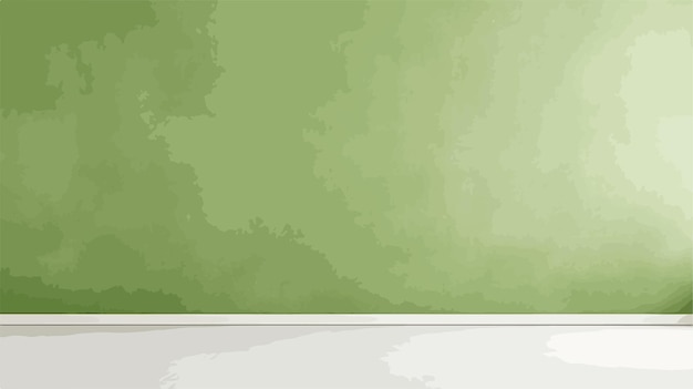 Diseño vectorial de paredes y pisos de hormigón pulido verde