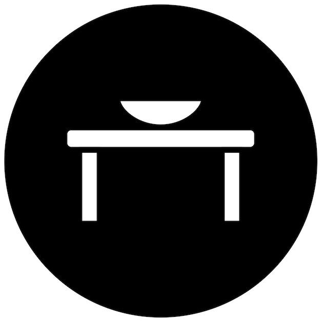 Diseño vectorial Parsons Estilo del icono de la tabla