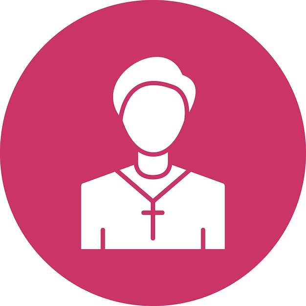 Diseño vectorial Pastor Estilo de icono