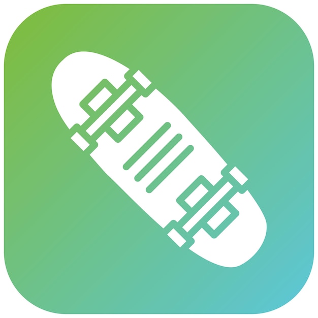 Diseño vectorial de patineta eléctrica Estilo de icono