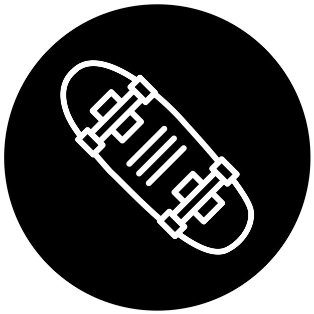 Diseño vectorial de patineta eléctrica Estilo de icono