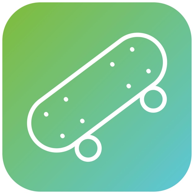 Diseño vectorial de patinetas Estilo de icono
