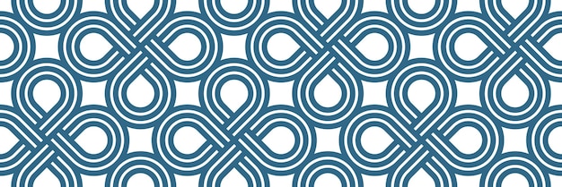 Diseño vectorial de patrón sin costuras geométrico de celosía de estilo retro de moda azulejos de cuadrícula minimalistas monocromáticos de arte lineal de red