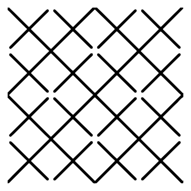 Diseño vectorial de patrón de cuadrícula en ilustración de fondo blanco