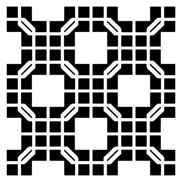 Diseño vectorial de patrón de cuadrícula en ilustración de fondo blanco