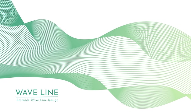 Diseño vectorial de patrón de textura de fondo de líneas de onda abstracta dinámica moderna colorida