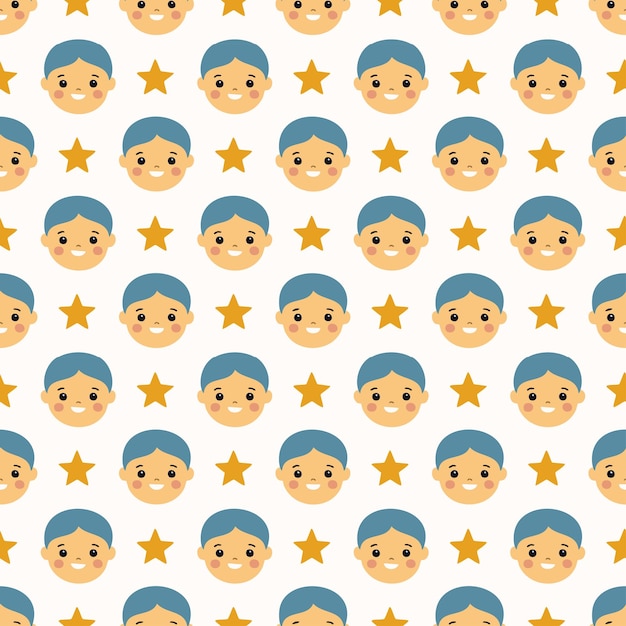 Diseño vectorial de patrones de bebé