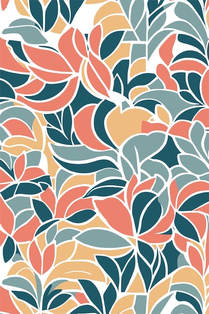 Diseño vectorial de patrones coloridos para textiles