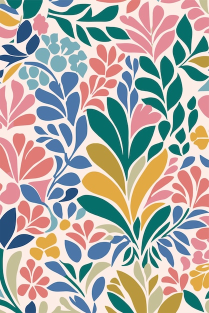Diseño vectorial de patrones coloridos para textiles