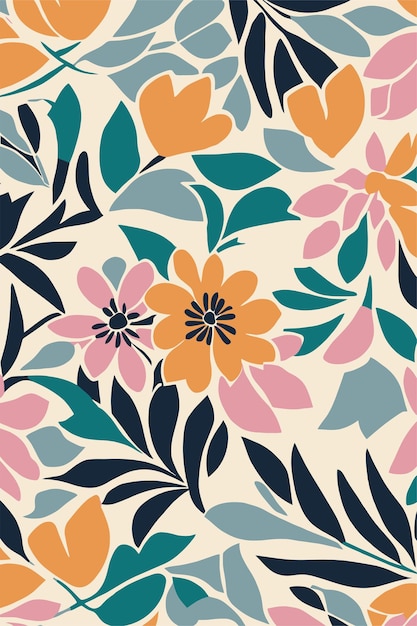 Diseño vectorial de patrones coloridos para textiles