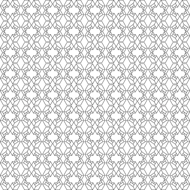 Diseño vectorial de patrones creativos sobre un fondo blanco