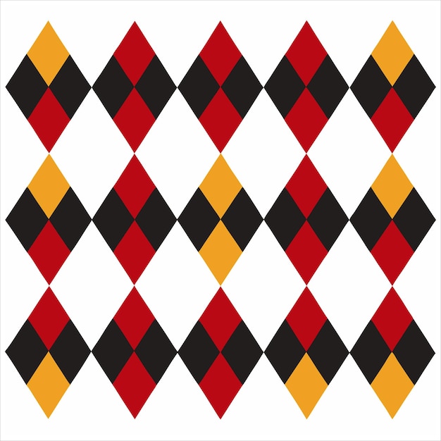 Diseño vectorial de patrones de diamantes de circo