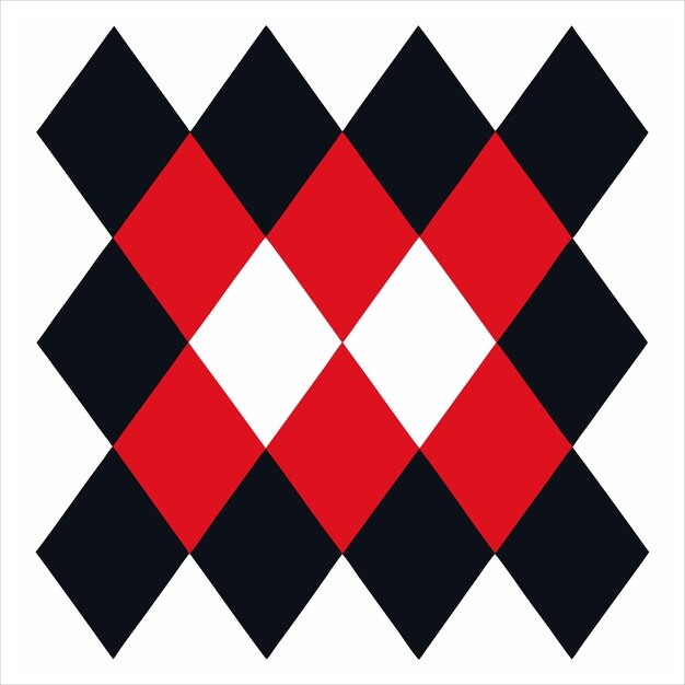 Diseño vectorial de patrones de diamantes de circo