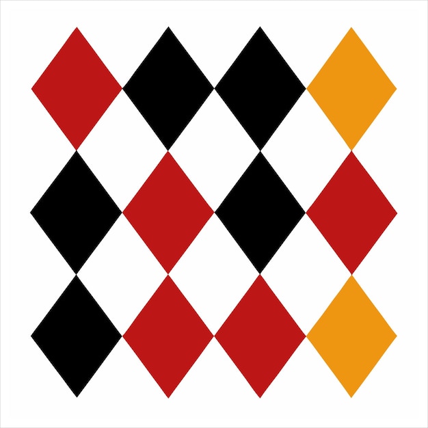 Diseño vectorial de patrones de diamantes de circo