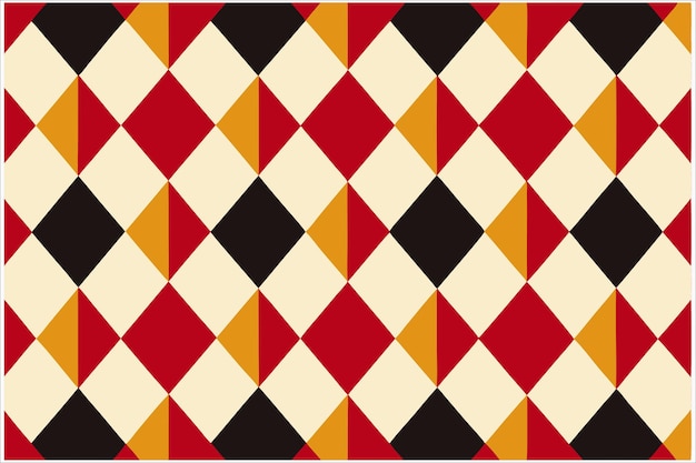Diseño vectorial de patrones de diamantes de circo
