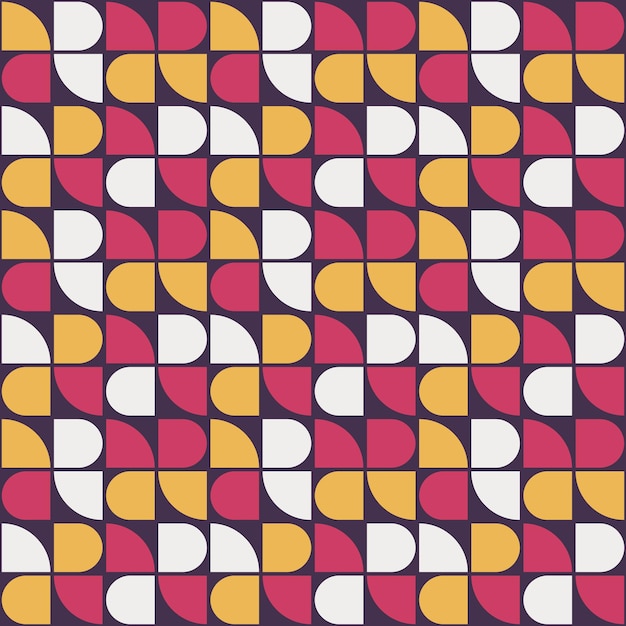Diseño vectorial de patrones sin fisuras geométricas modernas.