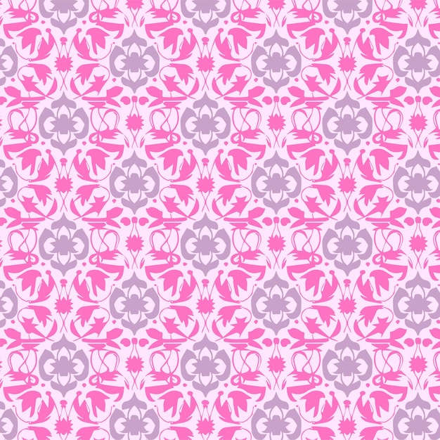 Diseño vectorial de patrones florales decorativos y planos elegantes