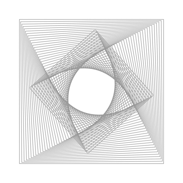 Diseño vectorial de patrones de forma cuadrada sin costuras