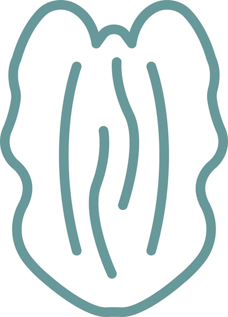 Diseño vectorial Pecan Pleasure Icon Estilo
