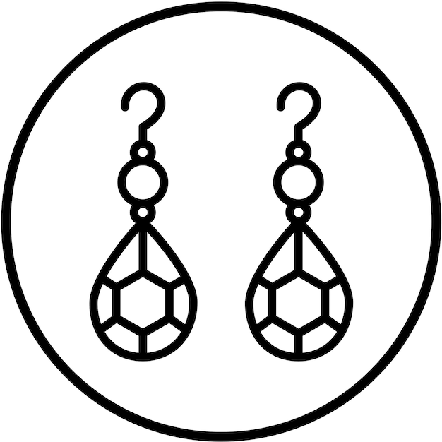 Diseño vectorial de pendientes Estilo del icono