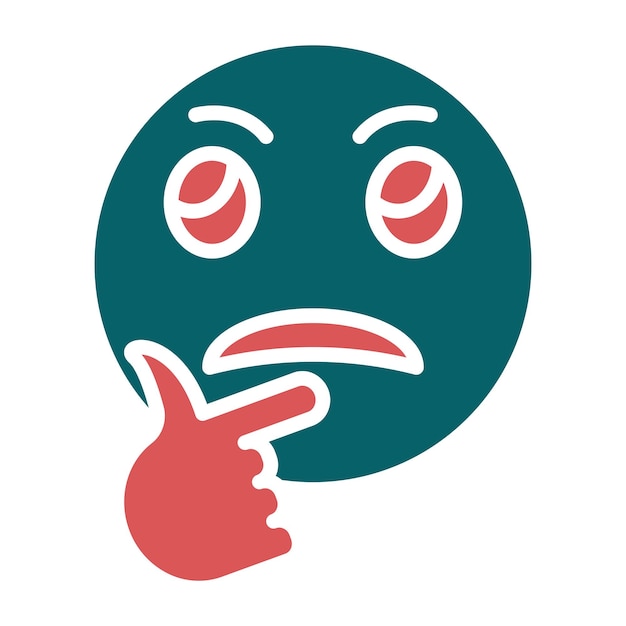Diseño vectorial Pensamiento Estilo de icono