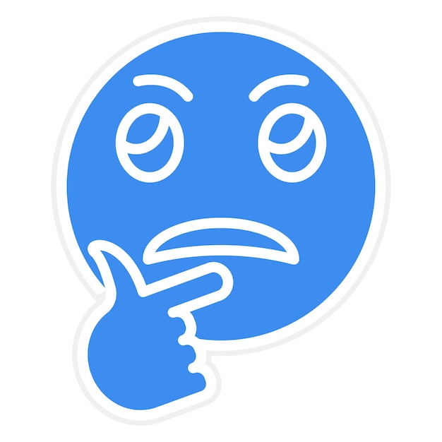 Diseño vectorial Pensamiento Estilo de icono