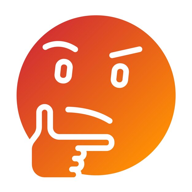 Diseño vectorial Pensamiento Estilo de icono