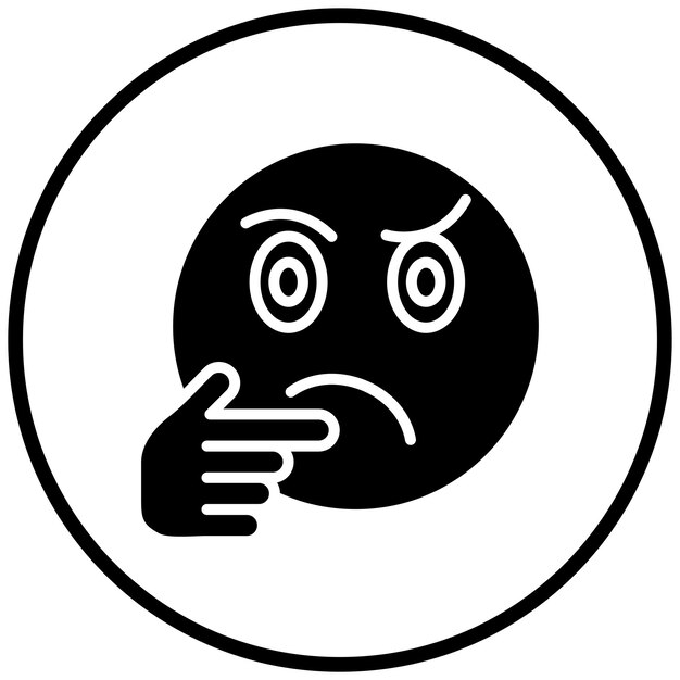 Diseño vectorial Pensamiento Estilo de icono