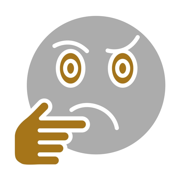 Diseño vectorial Pensamiento Estilo de icono