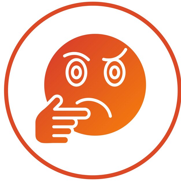 Diseño vectorial Pensamiento Estilo de icono