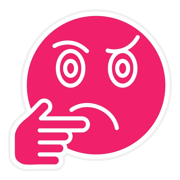 Diseño vectorial Pensamiento Estilo de icono