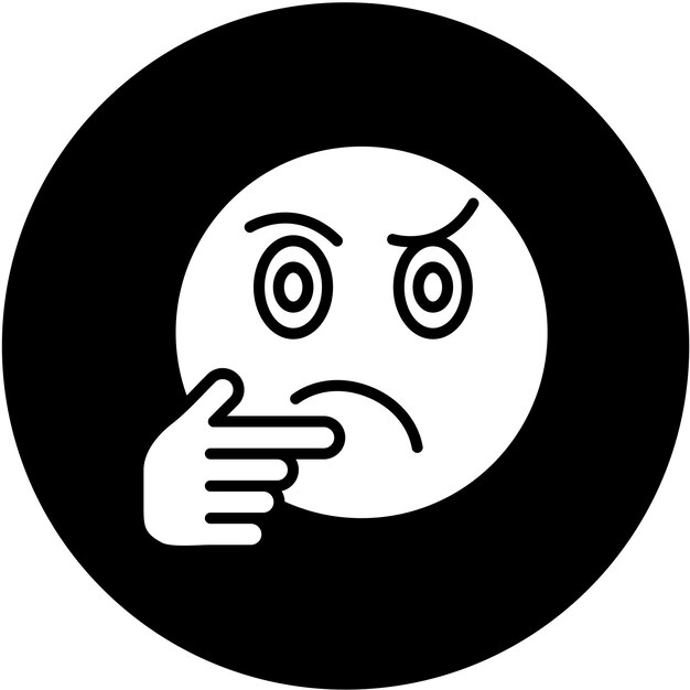 Diseño vectorial Pensamiento Estilo de icono
