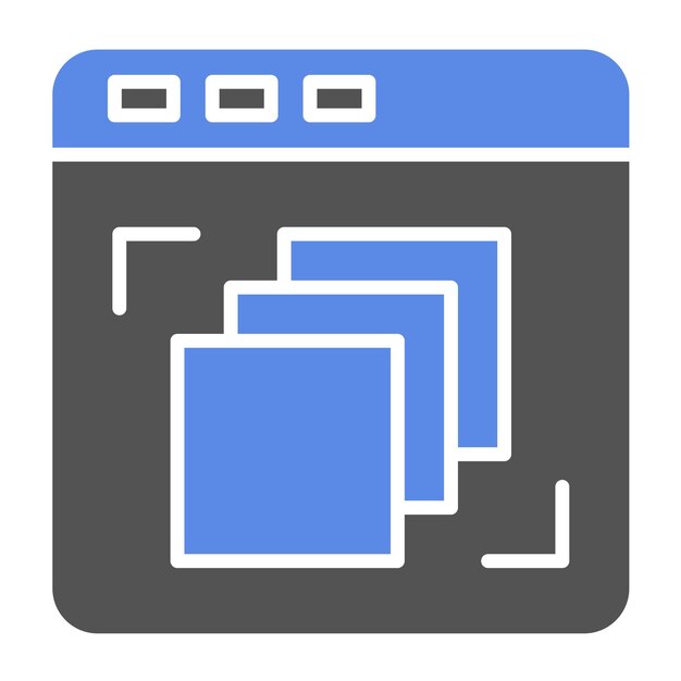 Diseño vectorial Percepción de la profundidad Estilo del icono