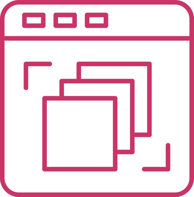 Diseño vectorial Percepción de la profundidad Estilo del icono
