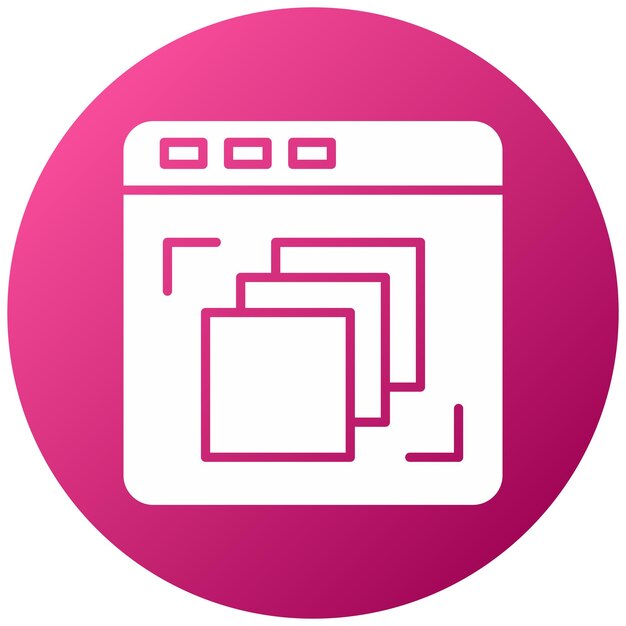 Diseño vectorial Percepción de la profundidad Estilo del icono